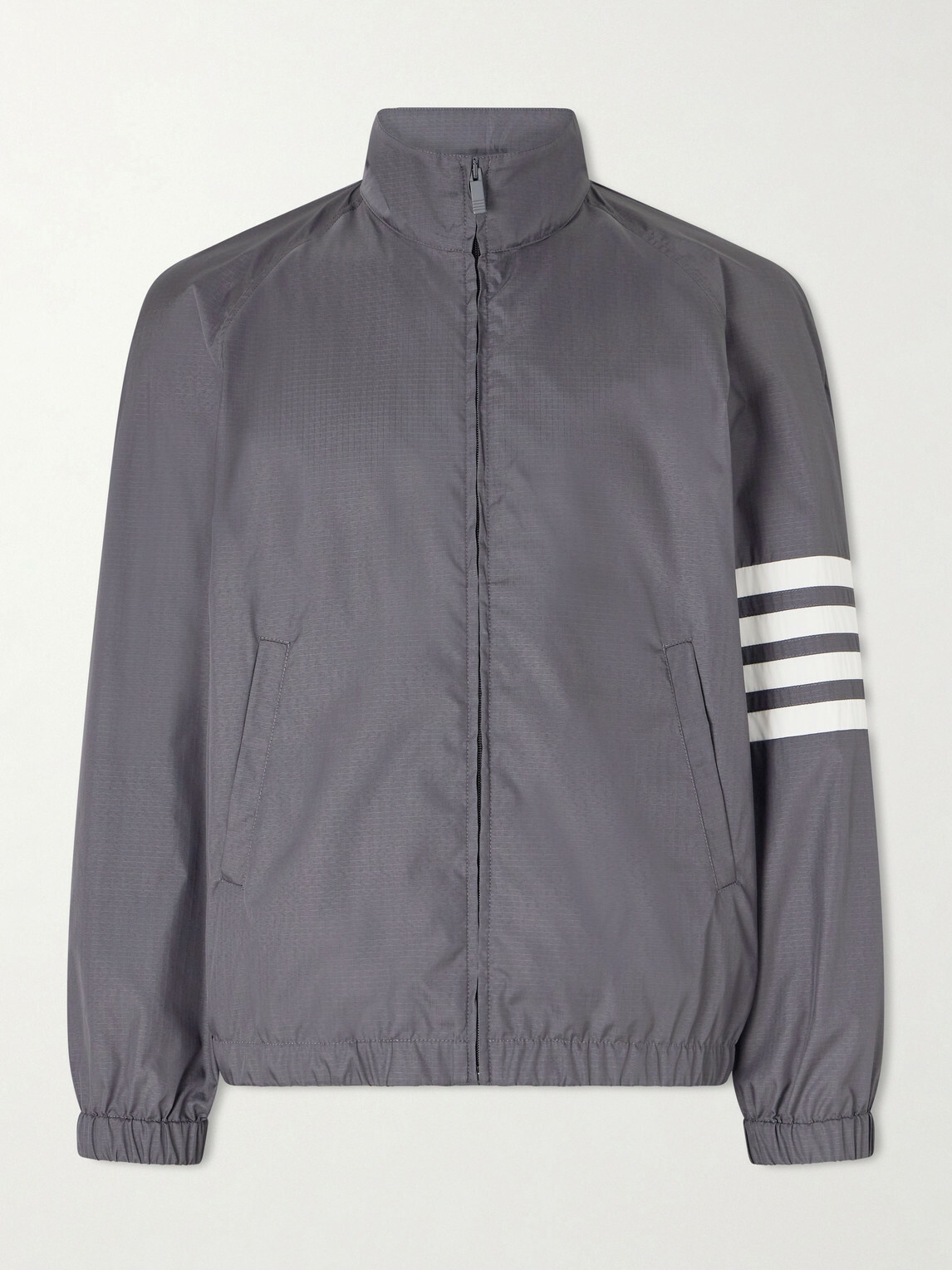 Thom Browne - Striped Ripstop Track Jacket - Gray Thom Browne