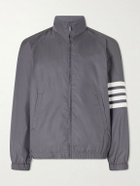 Thom Browne - Striped Ripstop Track Jacket - Gray