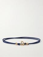 Luis Morais - 14-Karat Gold and Cord Wrap Bracelet