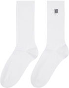 Givenchy White Logo Socks
