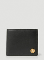 Logo Plaque Wallet in Black