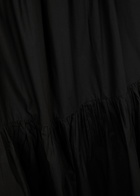Ganni Cotton-poplin Maxi Skirt Black