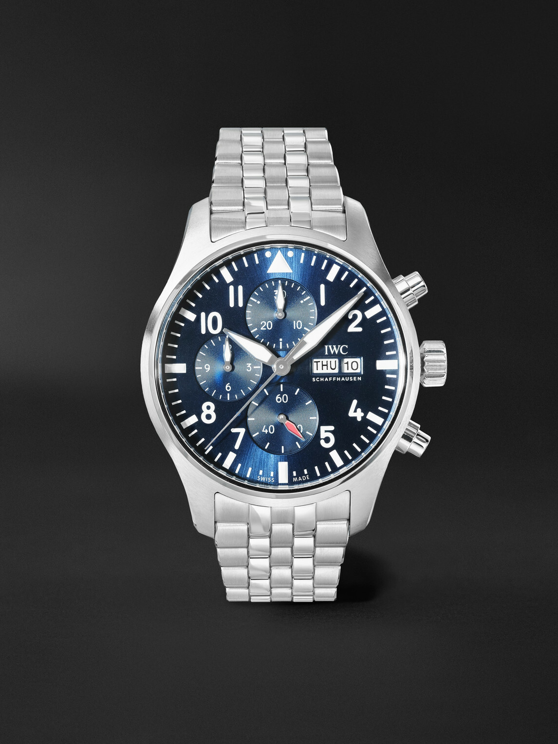 IWC Schaffhausen - Pilot's Automatic Chronograph 41mm Stainless Steel Watch, Ref. No. IW378004