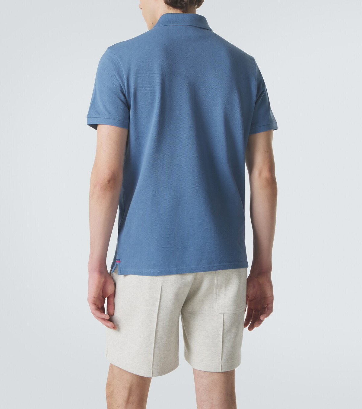 Moncler Logo cotton piqué polo shirt