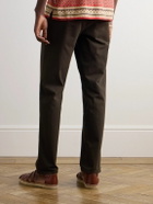 Orlebar Brown - Fallon Straight-Leg Cotton-Blend Twill Trousers - Brown
