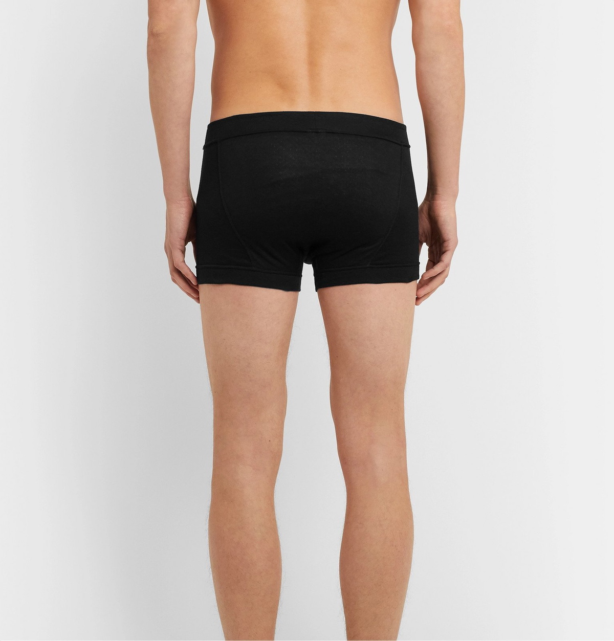 Secondskin - Cotton Boxer Briefs - Black