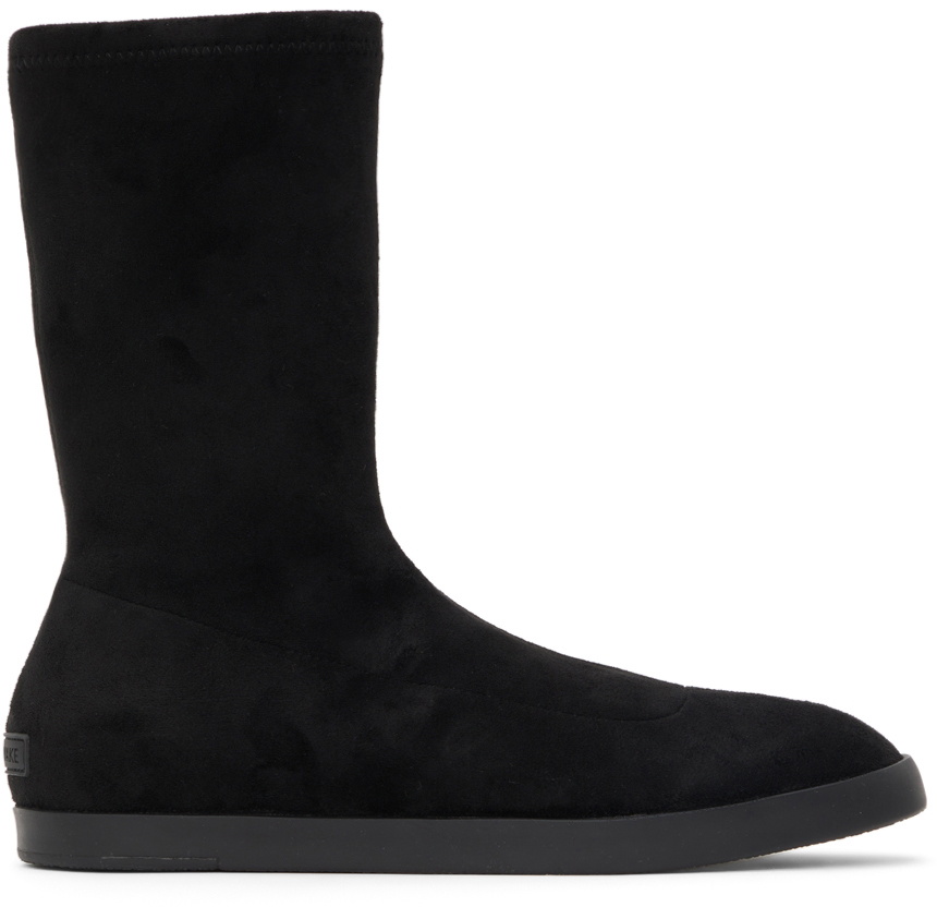 Issey Miyake Black United Nude Edition Skin Boots Issey Miyake Men