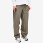 mfpen Men's Service Trousers in Taupe Grey Stripe