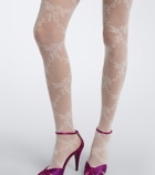 Wolford Floral lace tights