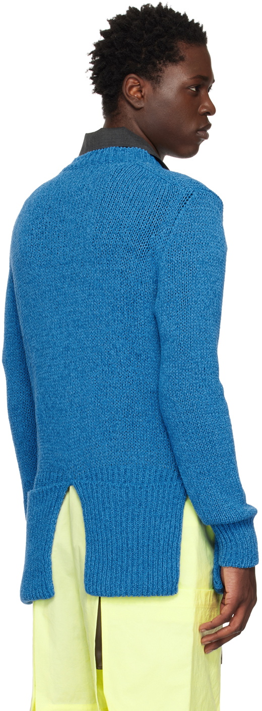 T/SEHNE SSENSE Exclusive Blue Sweater