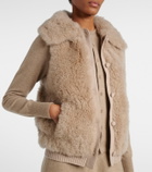 Yves Salomon Shearling vest