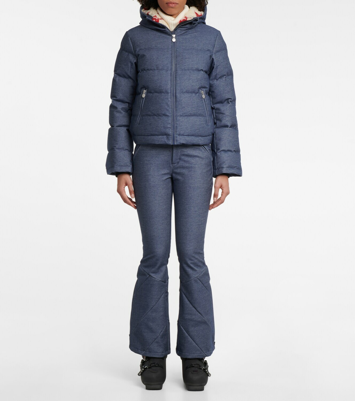 Perfect Moment Polar Flare denim down jacket