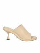Wandler Beige June Platform Sandals