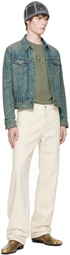 RRL Blue Indigo Denim Trucker Jacket