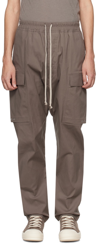 Photo: Rick Owens Gray Long Cargo Pants