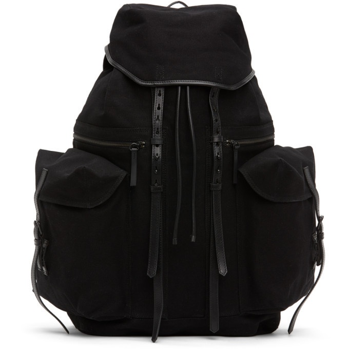 Photo: Dries Van Noten Black Canvas Backpack