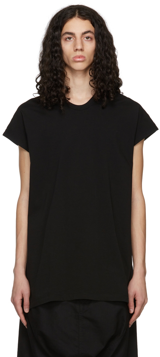 Julius Black Cotton T-Shirt Julius