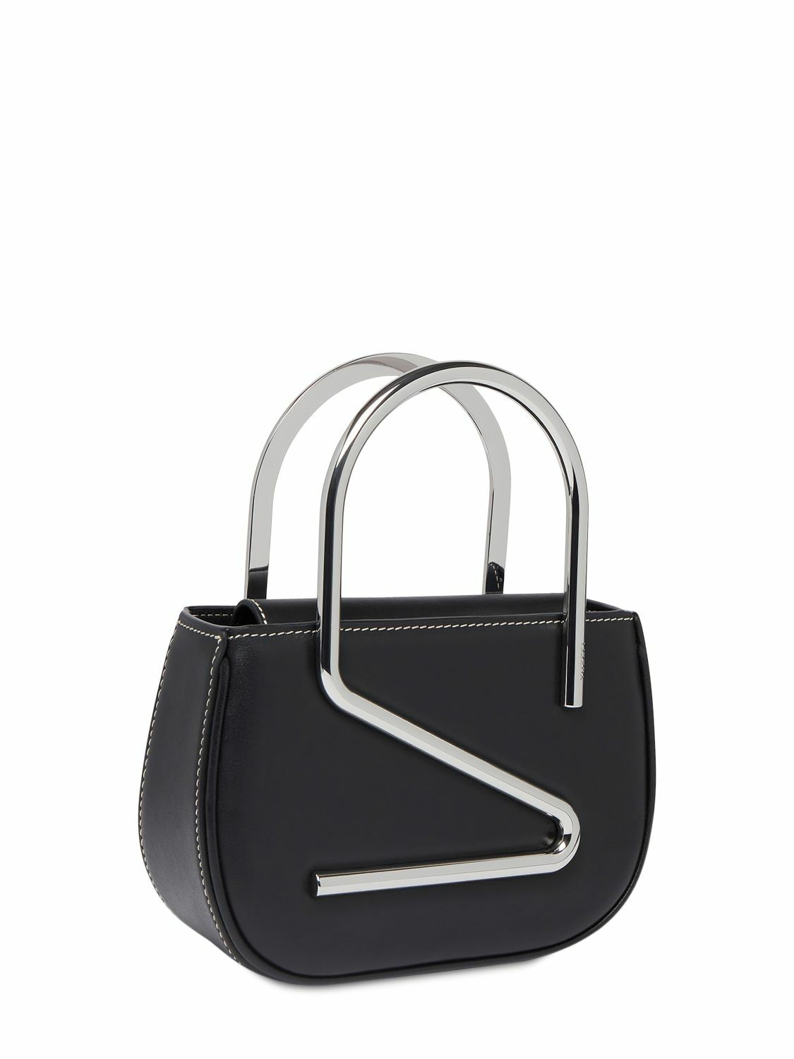 YUZEFI - Moon Leather Top Handle Bag