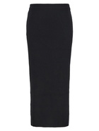 Alexander Mcqueen Ribbed Midi Skirt