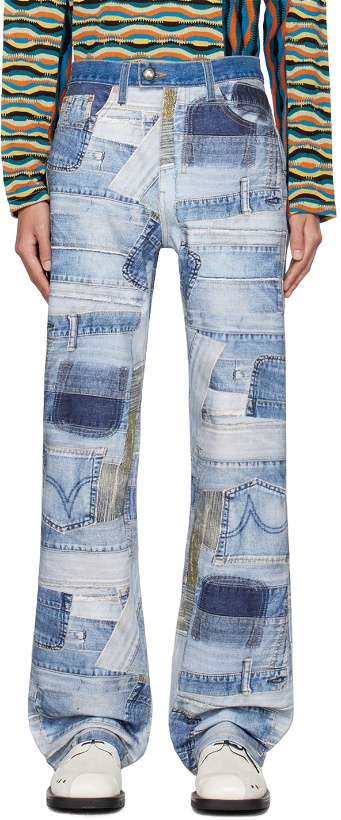Photo: Andersson Bell Blue Printed Jeans