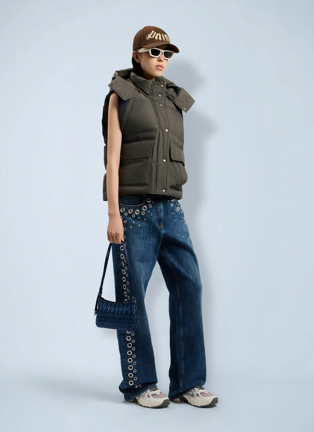 Palm Angels All Over Logo Giorgina Bag