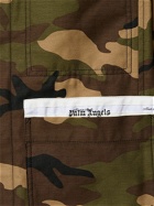 PALM ANGELS Tailored Camouflage Cotton Jacket