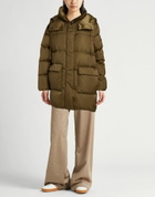 Peserico Womens Puffer Military in Green