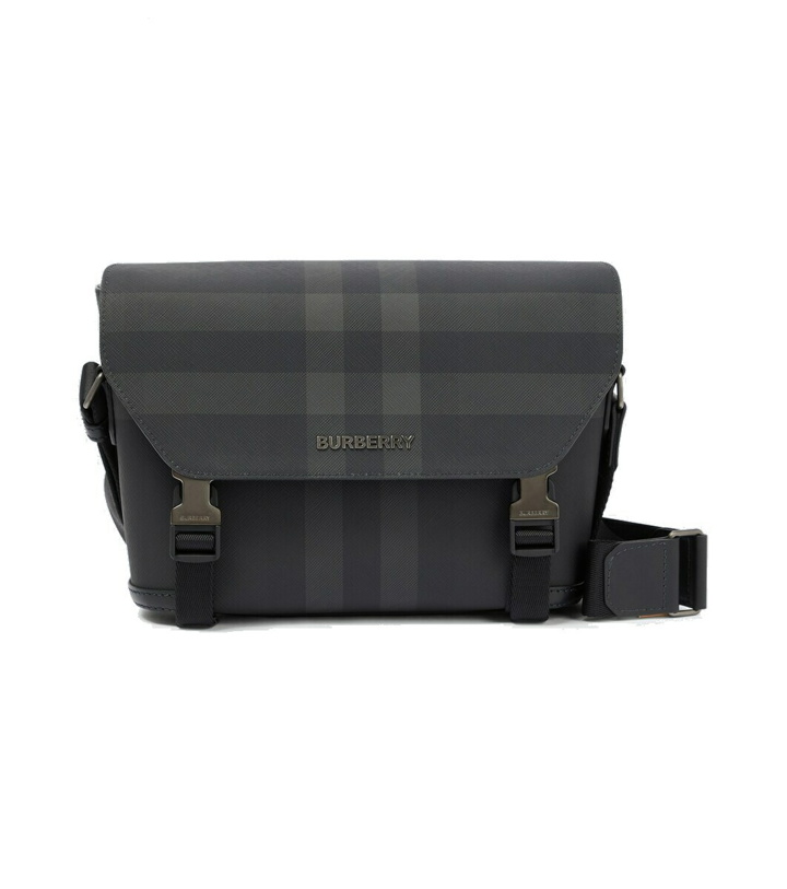 Photo: Burberry Charcoal Check messenger bag