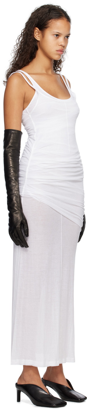 Subtle Le Nguyen White Asymmetric Maxi Dress