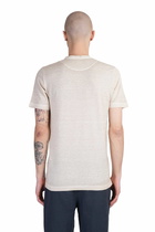 120% Lino T-shirt In Beige Linen
