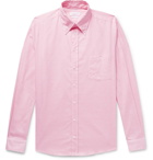 Richard James - Button-Down Collar Cotton-Mesh Shirt - Pink