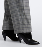 Isabel Marant Lyone leather and suede ankle boots