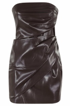 The Andamane Yana Dress Sleveless Draped Mini Dress