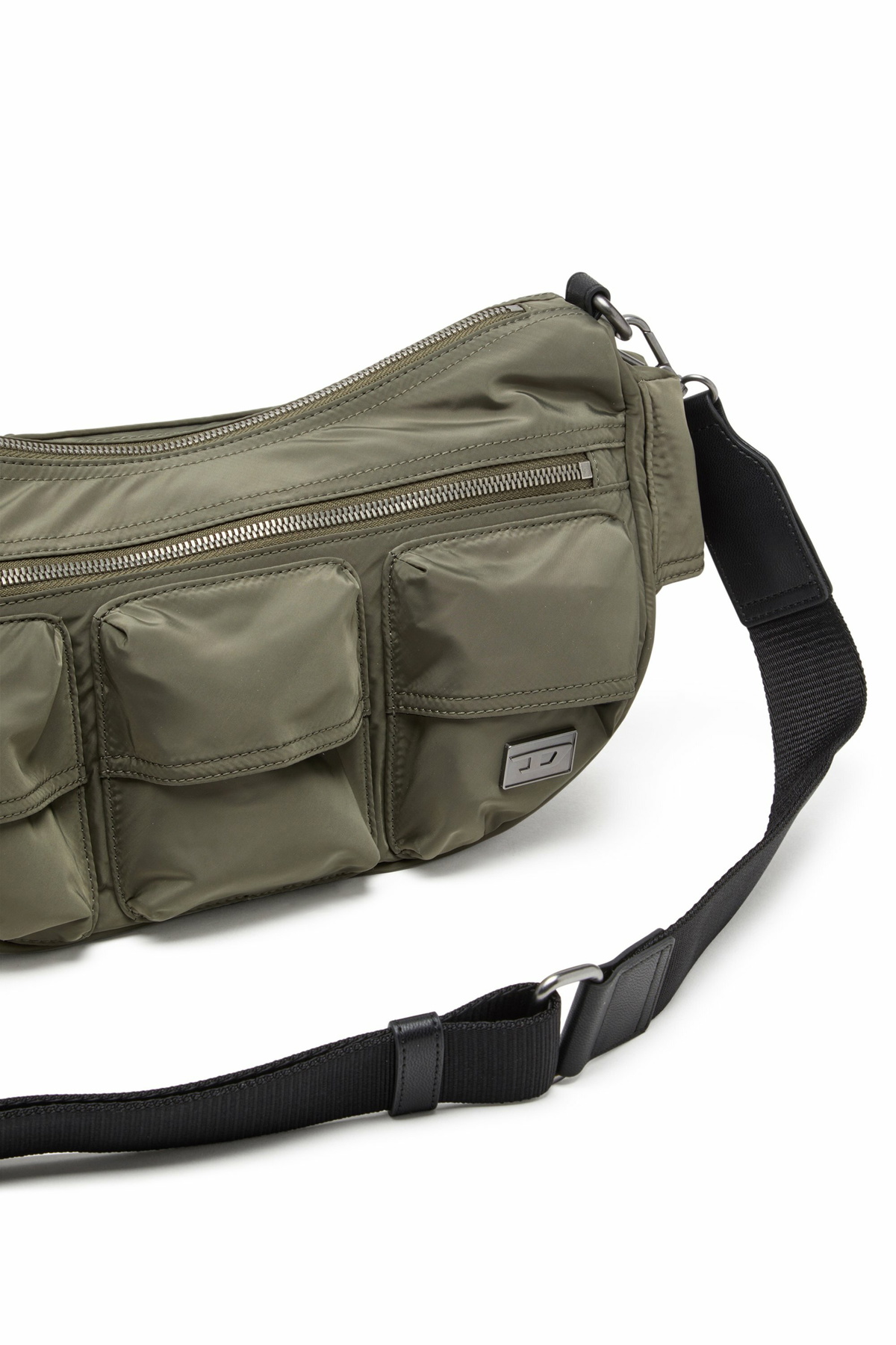 Diesel Multi-Pkts-Multipocket bag in utilitarian shell - Shoulder Bags - Unisex - Green