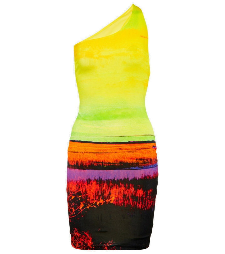 Photo: Louisa Ballou - Plunge one-shoulder minidress