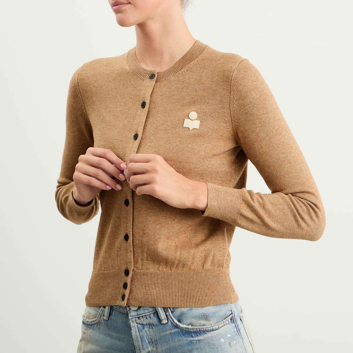 Isabel Marant Women's Étoile Mona Cardigan in Camel