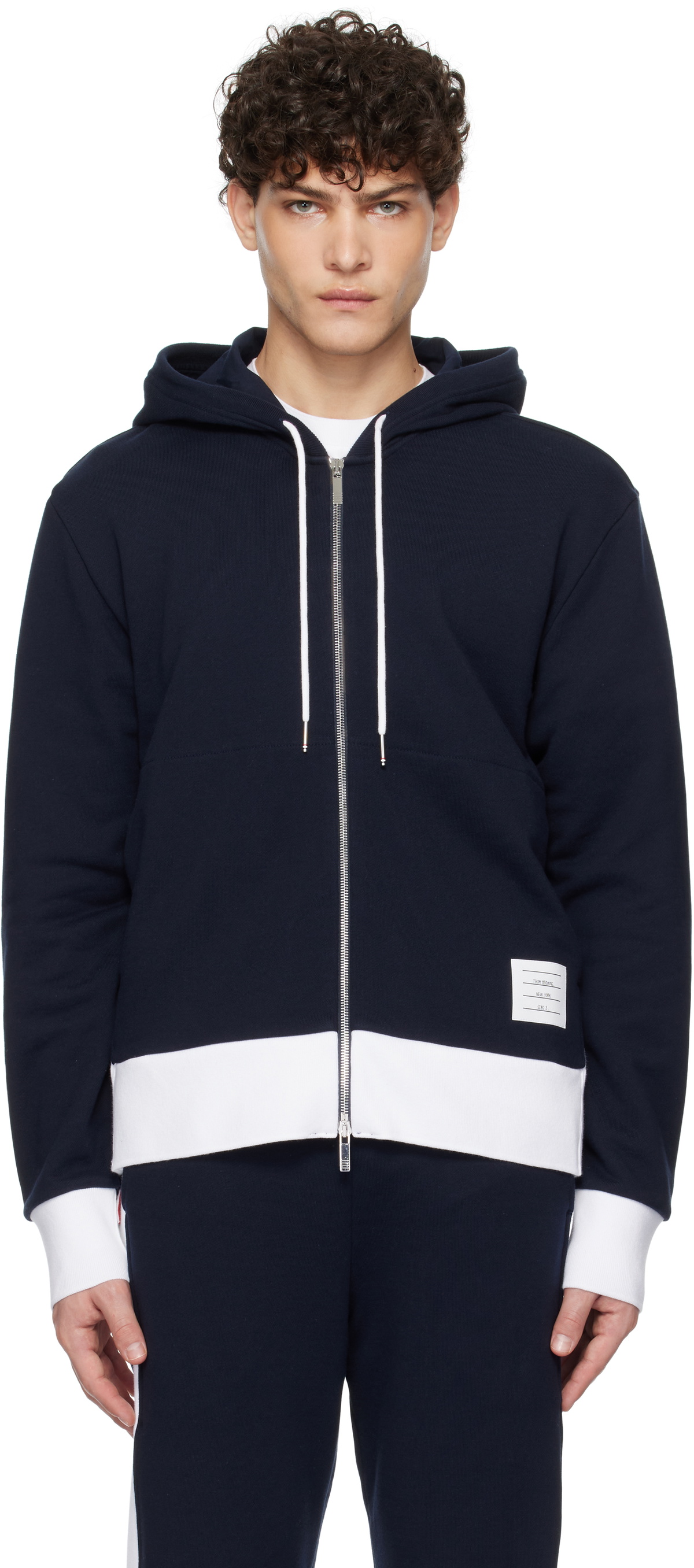 Classic 4-Bar Jersey Half Zip Pullover Men