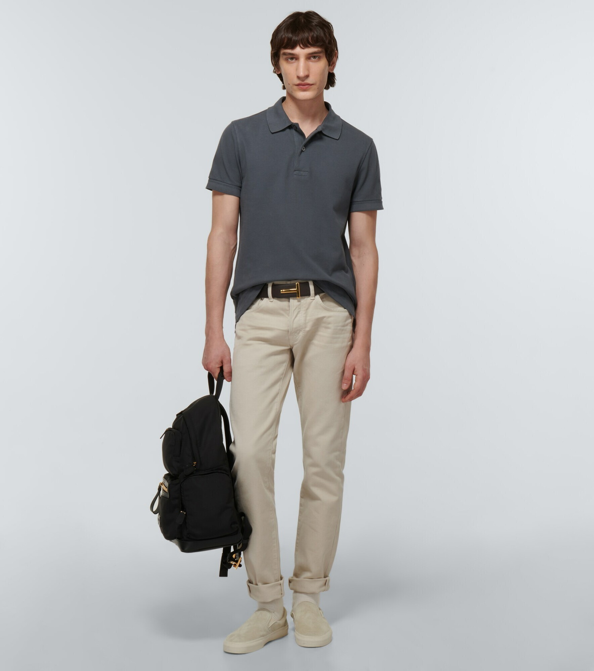 Tom Ford - Tennis cotton piqué polo shirt TOM FORD