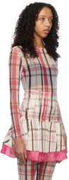 SHUTING QIU Pink Polyester T-Shirt