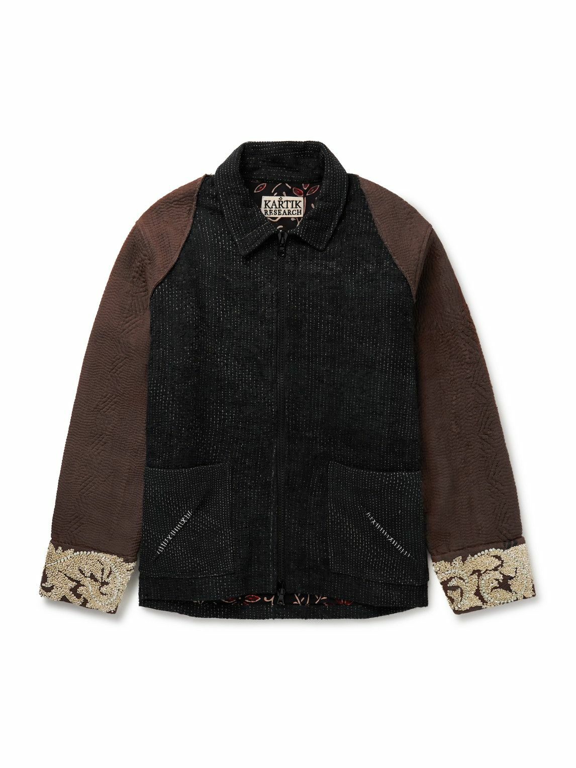 Kartik Research - Zardozi Embellished Embroidered Cotton Jacket