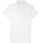 Saint Laurent - Cotton-Piqué Polo Shirt - Men - White