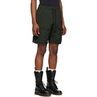 Reese Cooper Green Nylon Cargo Shorts