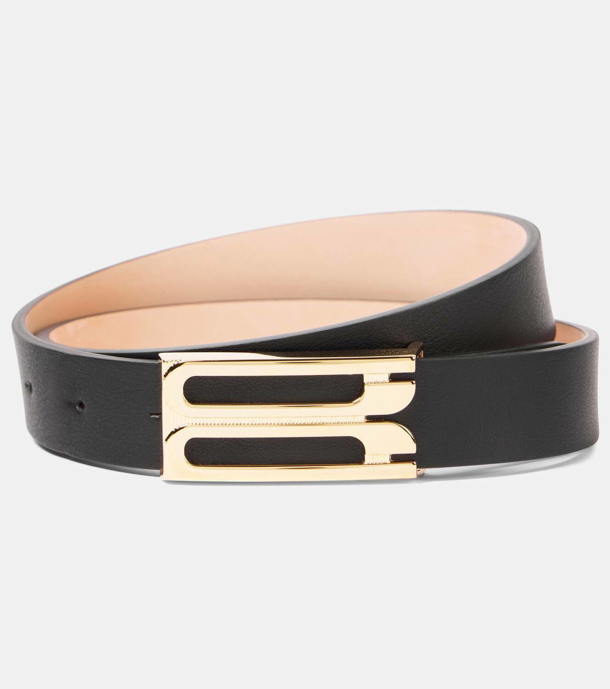 ベルト VICTORIA BECKHAM LEATHER BELT Jumbo Frame Belt In Burgundy Leather – Victoria Beckham Inc