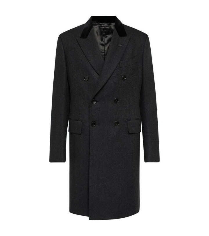 Photo: Tom Ford Double-breasted wool and cashmere coat