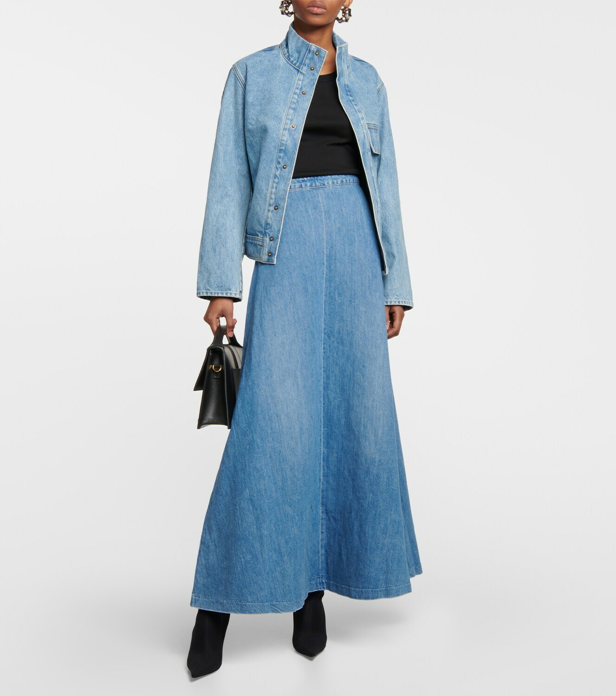 Nili Lotan - Astrid denim maxi skirt