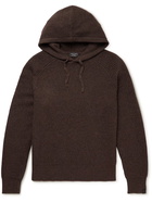 Rag & Bone - Pierce Ribbed Cashmere Hoodie - Brown