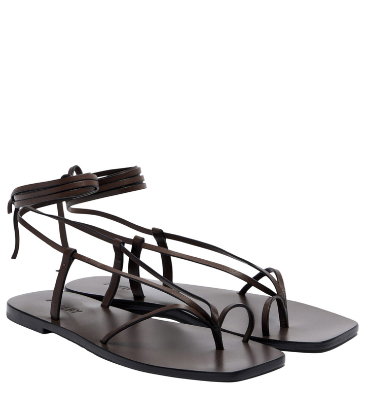 Photo: A.Emery Nolan leather thong sandals