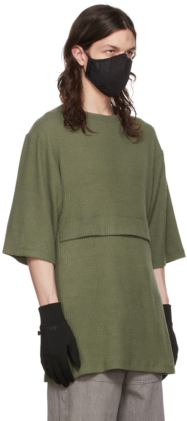 BRYAN JIMENÈZ SSENSE Exclusive Green Polyester T-Shirt