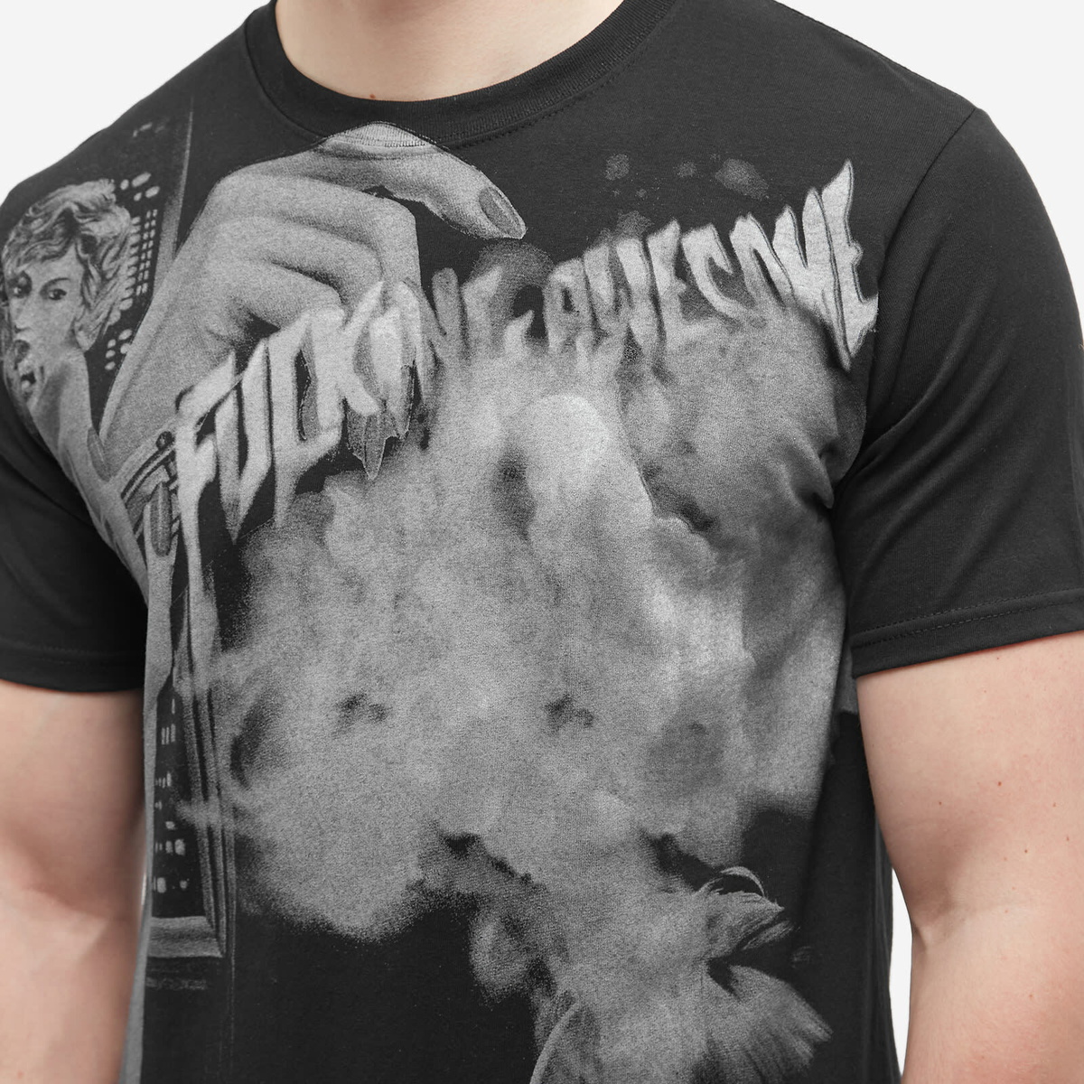 Fucking Awesome Men's Smoke T-Shirt in Black Fucking Awesome