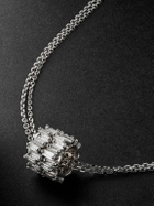 Suzanne Kalan - 18-Karat White Gold Diamond Necklace